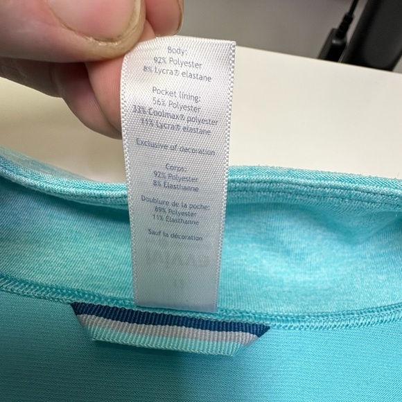 Ivivva Girls 12 Long Sleeve Quarter Zip Blue Pullover Funnel Neck Sweat Wicking - Picture 5 of 6